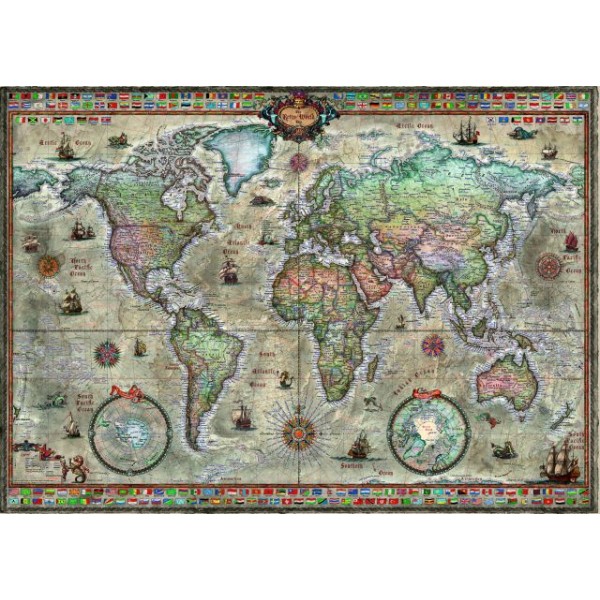 Świat-Retro, Rajko Zigic - Sklep Art Puzzle